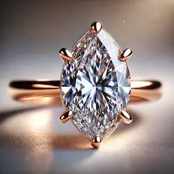 15 carat Marquise Diamond ring