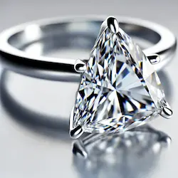 15 carat Trillion Diamond ring